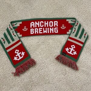 Anchor Brewing Christmas Holiday Sweater Scarf